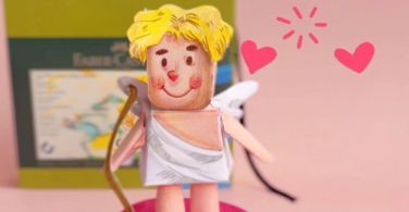 Kreasi Mainan Kertas Cupid Valentine